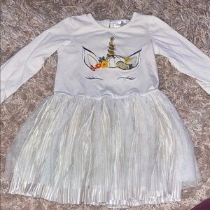 Carter's White and Gold Unicorn Costume